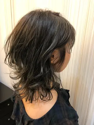 ミディアム GLROW haruhiのヘアスタイル