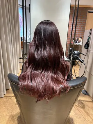 ロング カラー 荒川 匠磨のヘアスタイル