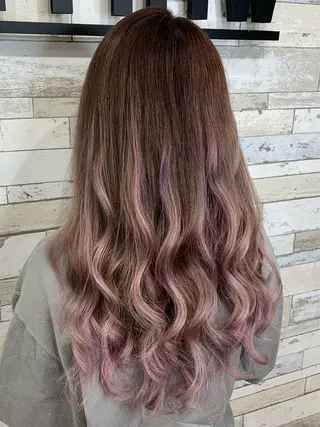 ロング ハイトーン✨艶髪💘 💘 AYANO💘のヘアスタイル