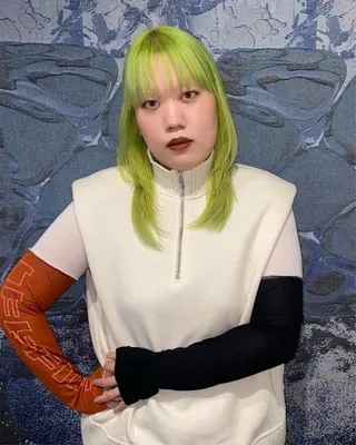 ミディアム カラー ヘアアレンジ GIVET (ジヴェ)所属・撮影モデル募集 🦋soemikaのヘアスタイル