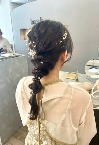 ヘアアレンジ VISAGE ba.sk 金子詩帆のヘアスタイル