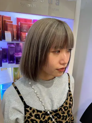 ショート カラー 🥇メンズパーマ /縮毛矯正/木村神心のヘアスタイル