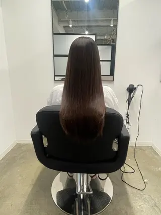 ロング 菅野 萌愛のヘアスタイル