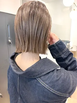 ミディアム 切りっぱなしボブ/ ショート/カエ🌛のヘアスタイル