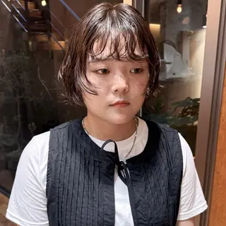 ショート パーマ 大橋 芽衣のヘアスタイル