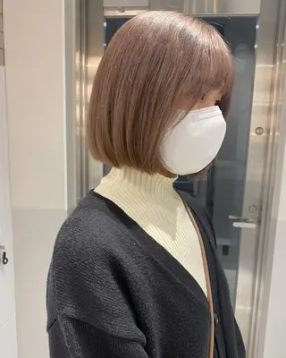 ミディアム ୨୧柔らかいカラー nozomi ୨୧のヘアスタイル