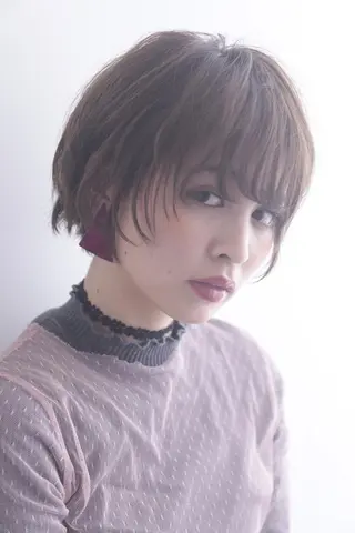 ショート カラー 羽田 ひろむのヘアスタイル