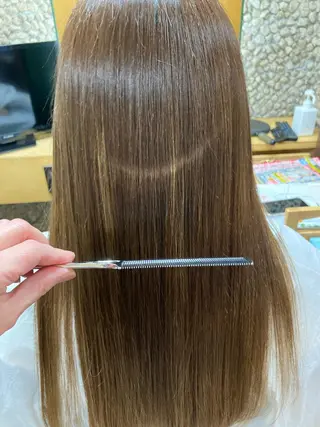 ロング katae sayoriのヘアスタイル