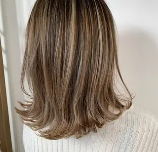 ミディアム カラー 森 和輝のヘアスタイル