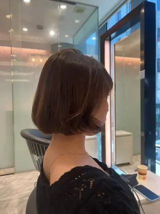 ショート パーマ コテ巻きパーマ♡ 篠谷 悠衣のヘアスタイル