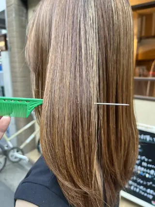 セミロング パーマ Porte都立大学 🕊️✨のヘアスタイル