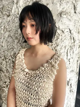 ショート ボブ/透明感カラー Fukaのヘアスタイル