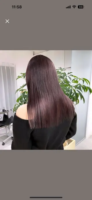 セミロング カラー ハイレイヤー/ カラー/nanamiのヘアスタイル