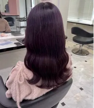 ロング miku/ラベンダー 透明感カラー🪻❤︎のヘアスタイル