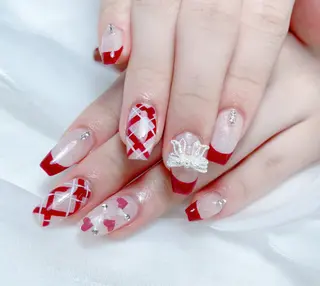 ネイル M🌷nail 長さだし専門店のネイルデザイン