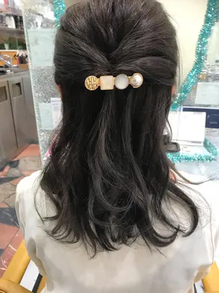 ミディアム 三田 豪のヘアスタイル