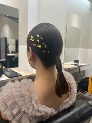 ミディアム GiseL 博多 ほのかのヘアスタイル