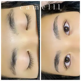 【那覇/束感まつ毛】 キャメルのマツエク・マツパデザイン