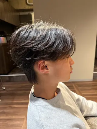 ショート パーマ メンズ メンズ/佐藤 恒輝のヘアスタイル