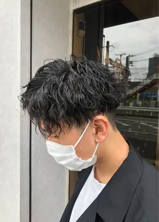 パーマ メンズ メンズパーマは私一択 佐藤有紀のヘアスタイル