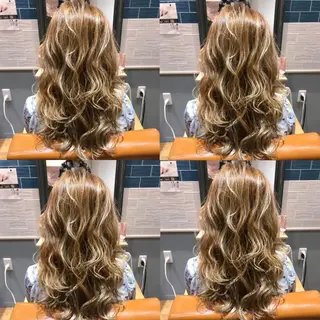 ロング カラー ヘアアレンジ 🦋韓国ヘア 坂本 菜摘🦋のヘアスタイル