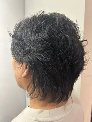 ショート パーマ ITbyALBUM藤沢店所属・IT by ALBUM立川のヘアスタイル