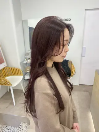 ロング カラー hinaka .のヘアスタイル