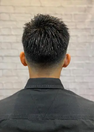 ショート カラー パーマ ヘアアレンジ メンズ 💈メンズ特化 副店長松浦一聖💈のヘアスタイル