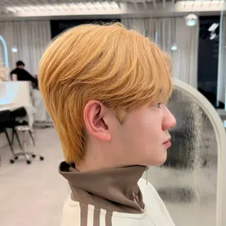 カラー メンズ 韓国メンズヘア☆ 韓国ボブYUTOのヘアスタイル