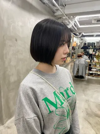 ミディアム カラー yiye 青山所属・無料カットモデル募集 🌱ひょうがのヘアスタイル