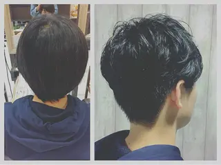 ショート パーマ boutique misakiのヘアスタイル