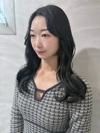 セミロング カラー 盛れる顔まわりカット 🩰💕SHIONのヘアスタイル