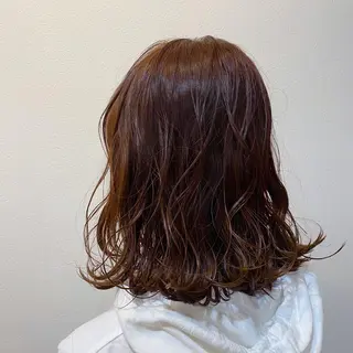 セミロング カラー ✨髪質改善／艶カラー harunaのヘアスタイル