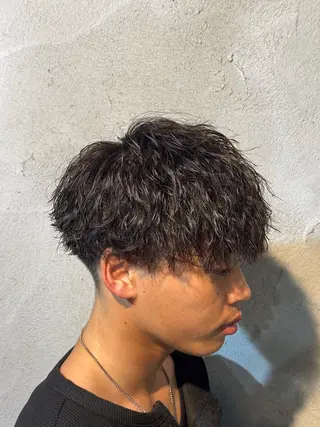 パーマ メンズ Niau高崎所属・栗原 翔大のヘアスタイル