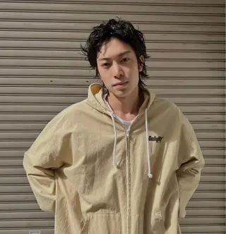 ショート カラー パーマ メンズ スパイキーショート/ メンズヘア/hugeのヘアスタイル