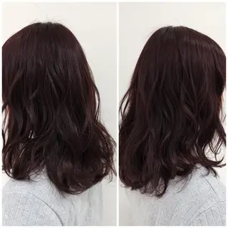 セミロング パーマ 渡邉 ケイジのヘアスタイル