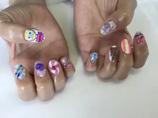 ネイル 💎🐰 saki. m 🐰💎のネイルデザイン