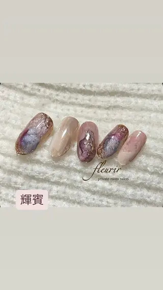 ネイル フルリール 【プライベートサロンのネイルデザイン