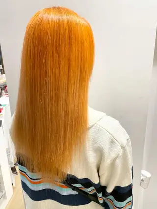 セミロング カラー 美髪形成!色素改善! 秋田 和輝のヘアスタイル