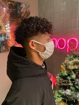 ショート パーマ unopulir 茶屋町店所属・unopulir 景山 凌のヘアスタイル