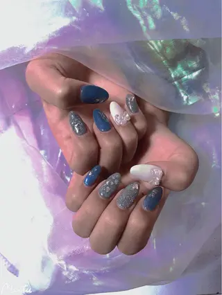 ネイル ラベンダー💖日暮里 ルル💖ネイルのネイルデザイン