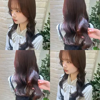 カラー momoha 『モテヘア🍓』のヘアスタイル