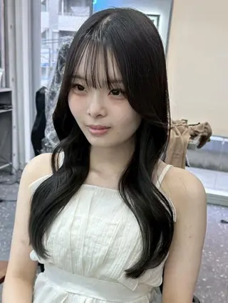 ロング カラー 艶髪/透明感/吉祥寺 /縮毛矯正/yutoのヘアスタイル