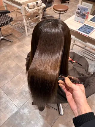 ロング 髪質改善 田中大貴のヘアスタイル