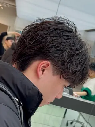 パーマ メンズ ゆきえ🤍 fifth/パーマ‪のヘアスタイル