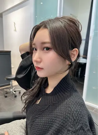 ミディアム 大阪/ショート 顔まわり/谷町のヘアスタイル