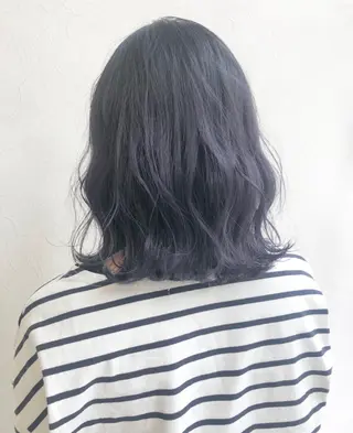 ミディアム カラー nakahara madokaのヘアスタイル