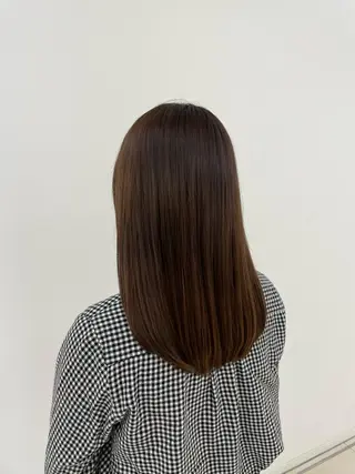 セミロング カラー uka 田中 樹のヘアスタイル