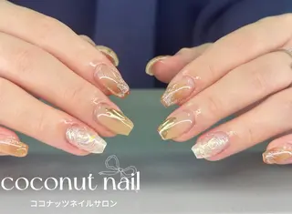 ネイル 神田 ココナッツのネイルデザイン