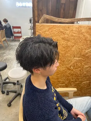 ミディアム パーマ メンズ 【髪質改善・美髪 矯正】🌟だいち🌟のヘアスタイル